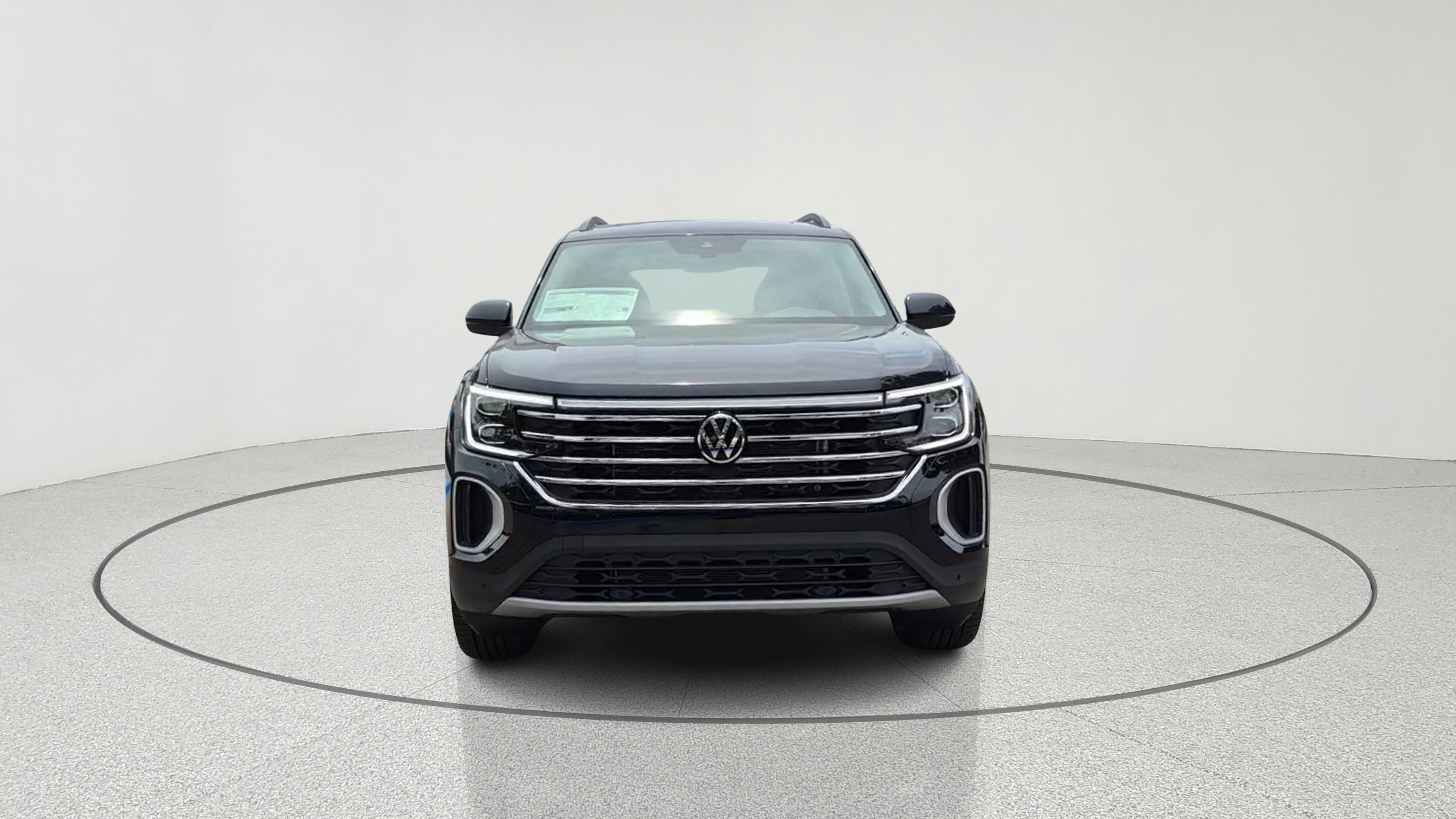 New Deep Black Pearl 2026 Volkswagen Atlas 2.0T SE w/Technology